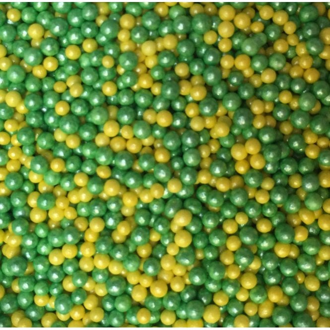 100s and 1000s - Glimmer - Green and Yellow Mix
