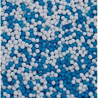 100s and 1000s - Matt - Blue and White