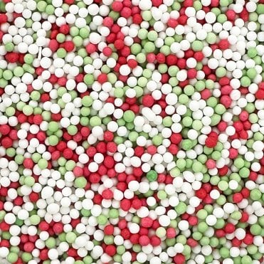100s and 1000s - Matt - Natural - Red, Green and White