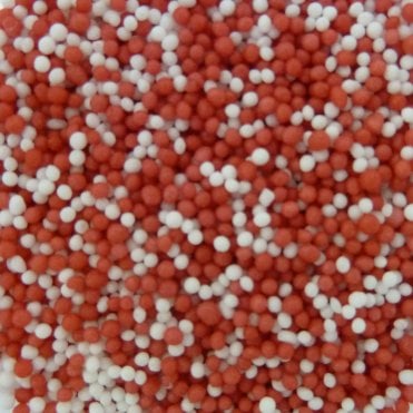 100s and 1000s - Matt - Red and White
