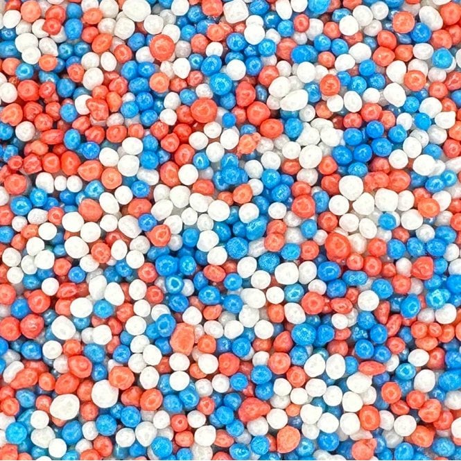 100s and 1000s - Shimmer - Red, White & Blue