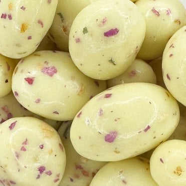 Almonds in White Chocolate Rose Lemon