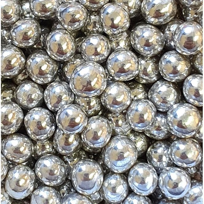 Chocoballs - Mini Crispy - High Shine - Silver - Vegetarian