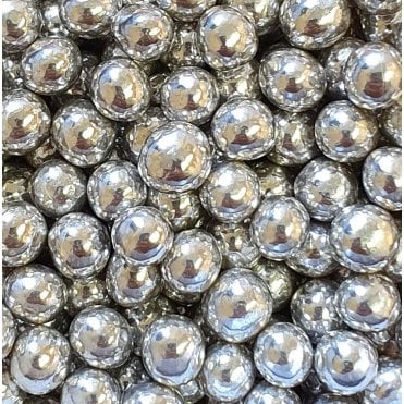 Chocoballs - Mini Crispy - High Shine - Silver - Vegetarian