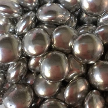 Chocolate Beans - Mini - High Shine Silver