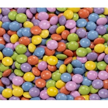 Chocolate Beans - Mini - Multicoloured 6 Colour Mix