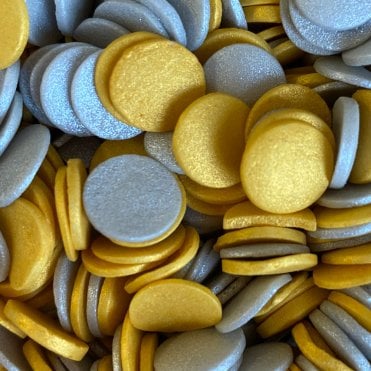 Confetti - Glimmer - Jumbo - Gold and Silver