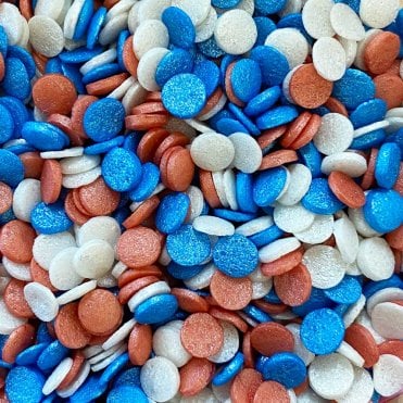 Confetti - Glimmer - Red, White and Blue