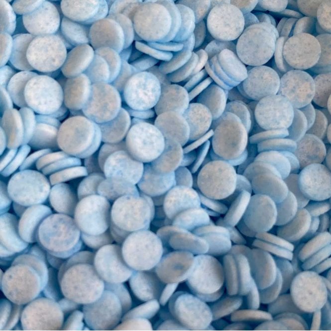Confetti - Matt - Natural - 4mm - Blue