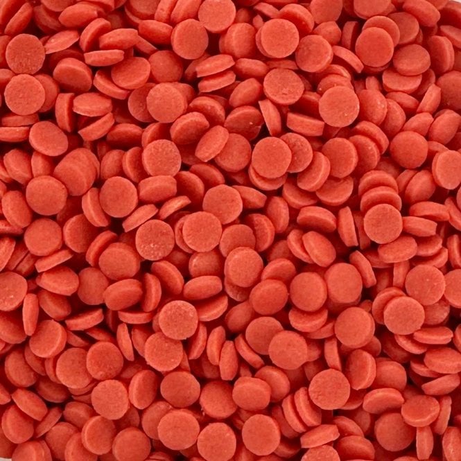 Confetti - Matt - Natural and Vegan - 3mm - Red