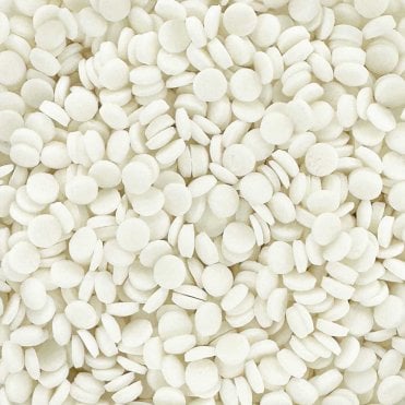 Confetti - Matt - Natural and Vegan - 3mm - White