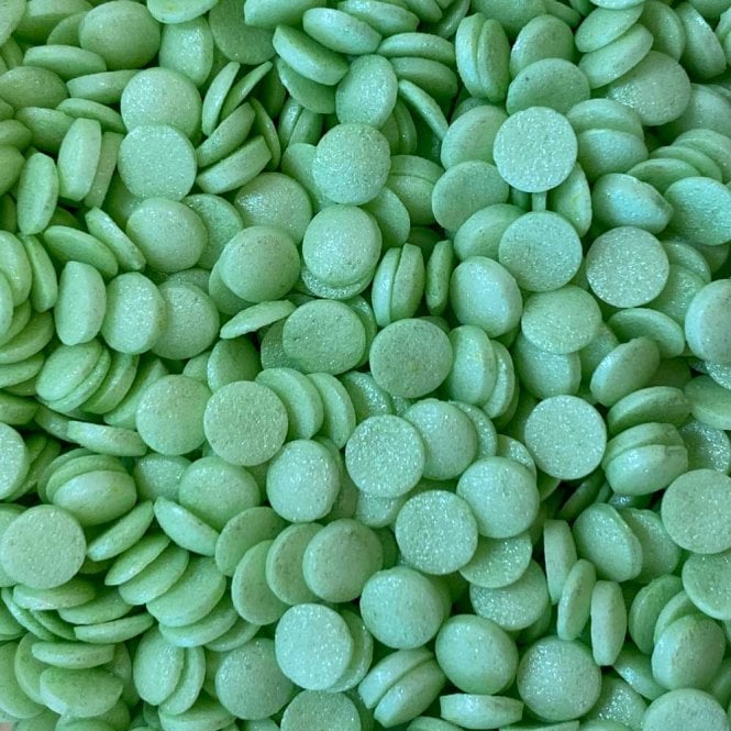 Confetti - Shimmer - Pastel Green