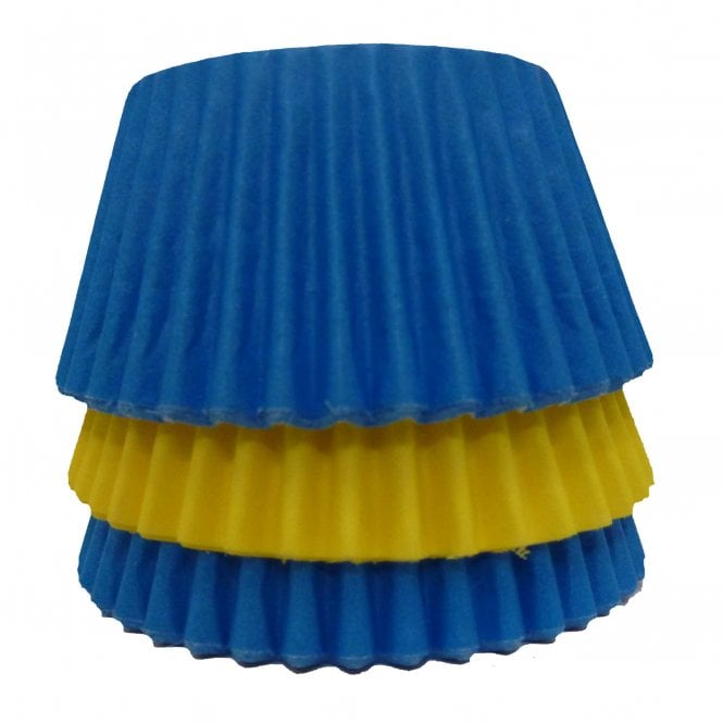 Cupcake Cases - Mixed - Blue and Yellow Mix