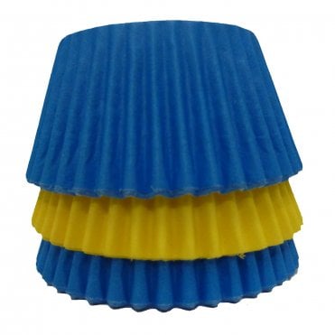 Cupcake Cases - Mixed - Blue and Yellow Mix