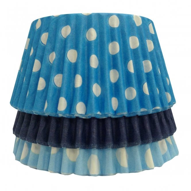 Cupcake Cases - Mixed - Dotty Blue Mix