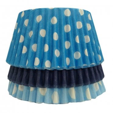 Cupcake Cases - Mixed - Dotty Blue Mix