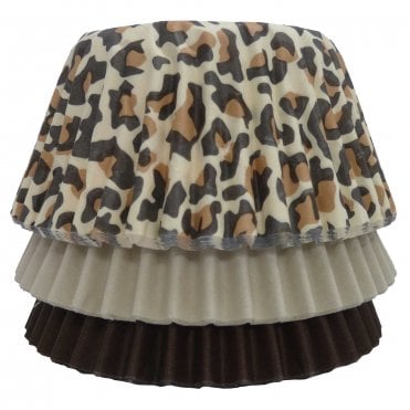 Cupcake Cases - Mixed - Leopard Mix