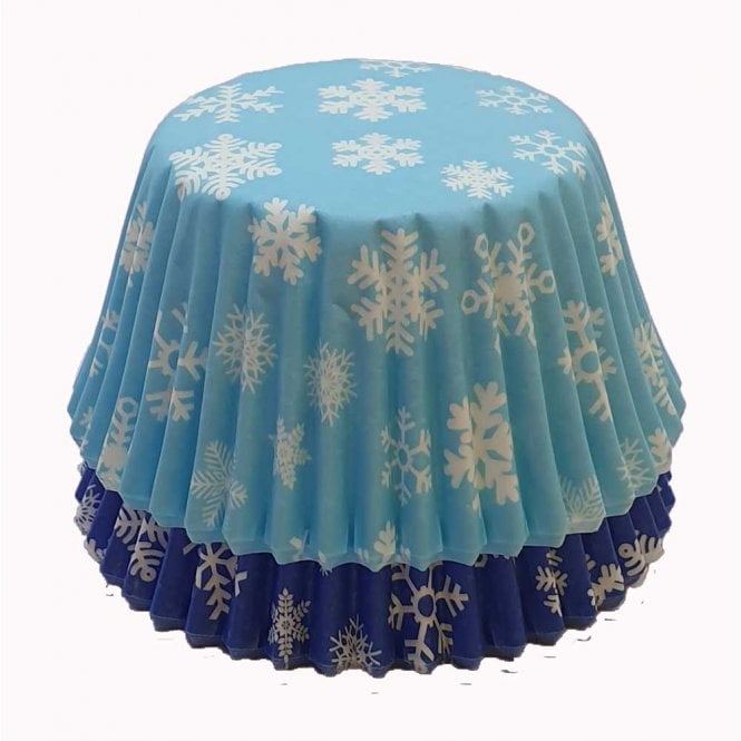 Cupcake Cases - Mixed - Snowflake Mix