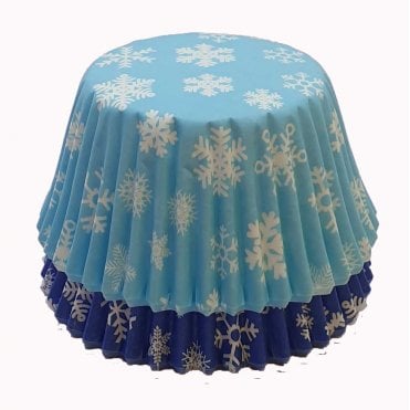 Cupcake Cases - Mixed - Snowflake Mix