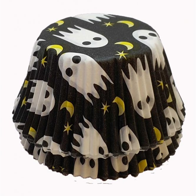 Cupcake Cases - Patterned - Ghosts