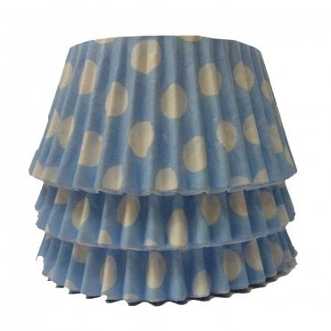 Cupcake Cases - Polkadot - Baby Blue