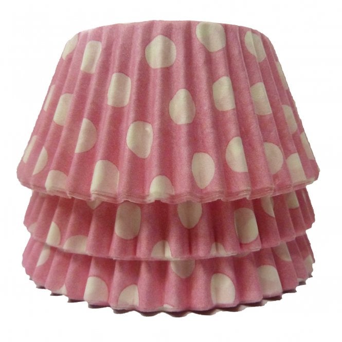 Cupcake Cases - Polkadot - Baby Pink