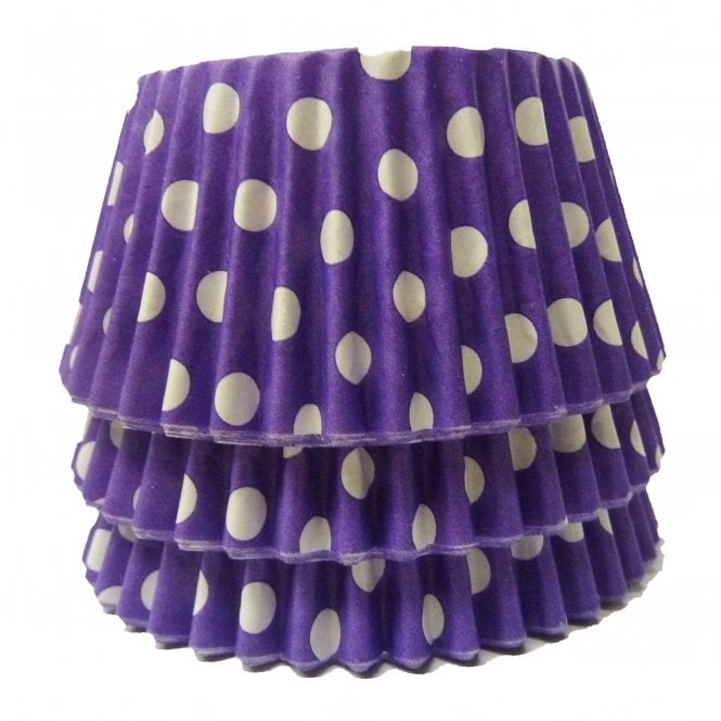 Cupcake Cases - Polkadot - Purple
