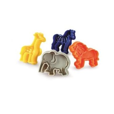 Cutters - Kilo - Biscuit Cutters - Giraffe, Zebra, Elephant, Lion