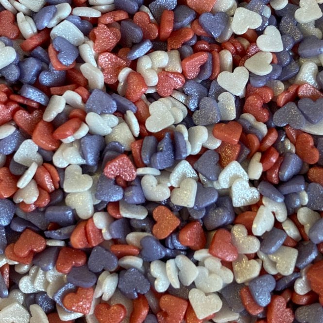 Hearts - Glimmer - Mini - Multicoloured