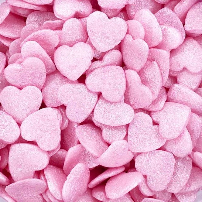 Hearts - Glimmer - Pink
