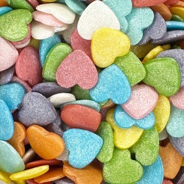 Hearts - Glimmer - Rainbow