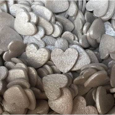 Hearts - Glimmer - Silver