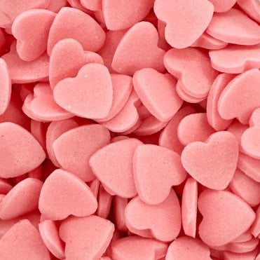 Hearts - Matt - Natural and Vegan - Pink