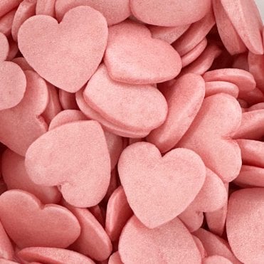 Hearts - Shimmer - Jumbo - Pink