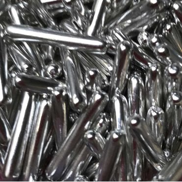 Macaroni Rods - High Shine - Silver