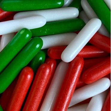 Macaroni Rods - Polished - Christmas