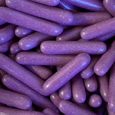 Macaroni Rods - Polished - Purple
