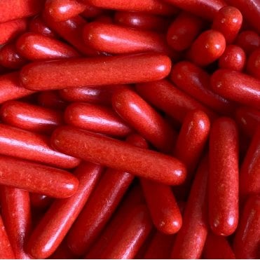 Macaroni Rods - Polished - Red
