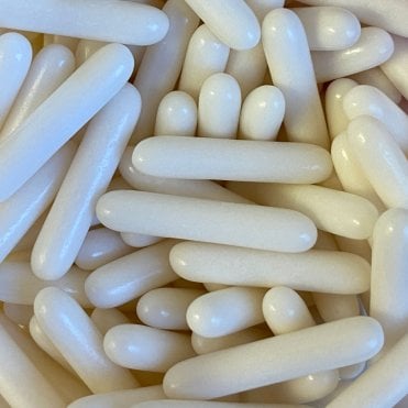 Macaroni Rods - Polished - White