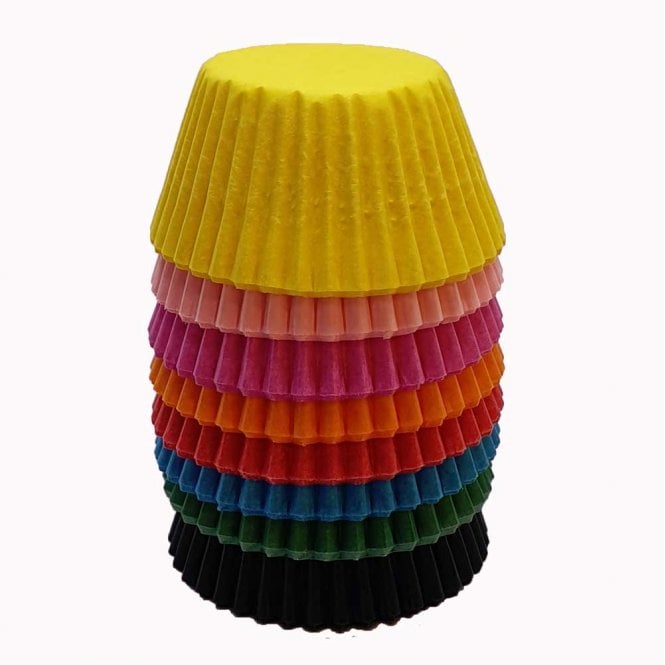 Mini Cupcake Cases - Mixed - Multicoloured