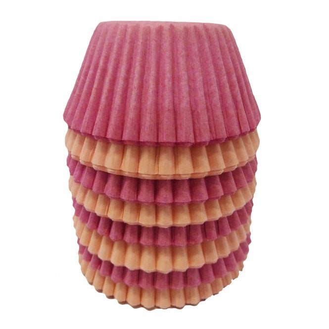 Mini Cupcake Cases - Mixed - Pink and Cerise
