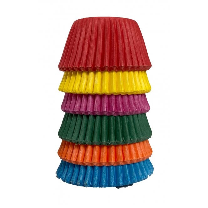 Mini Cupcake Cases - Mixed - Rainbow