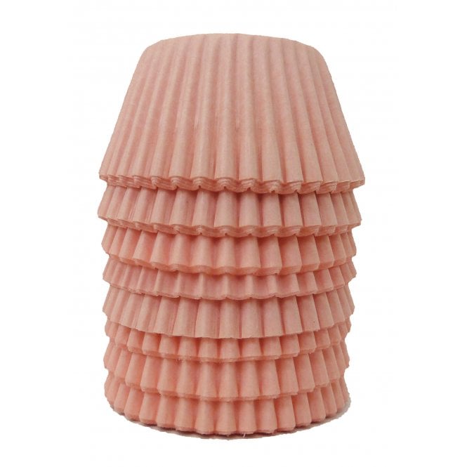 Mini Cupcake Cases - Plain - Light Pink