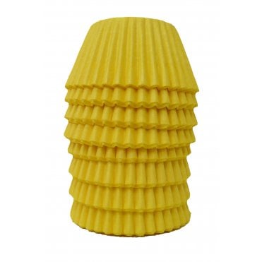 Mini Cupcake Cases - Plain - Yellow