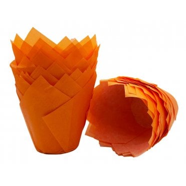 Muffin Tulips - Plain - Orange