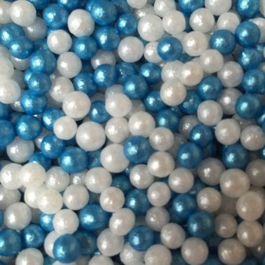 Pearls - Glimmer - Blue and White