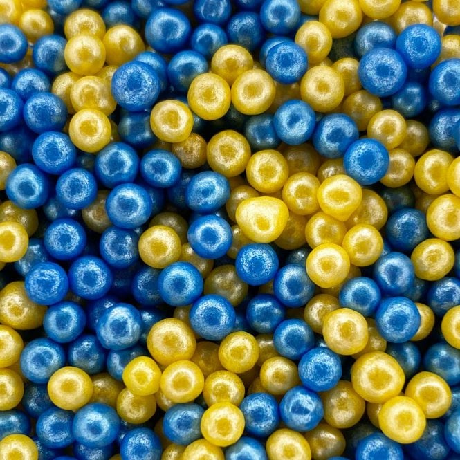 Pearls - Glimmer - Blue and Yellow