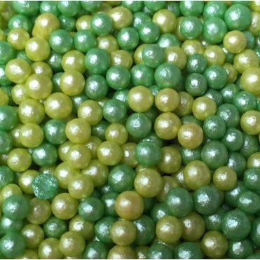 Pearls - Glimmer - Green Mix