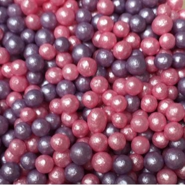 Pearls - Glimmer - Pink and Violet