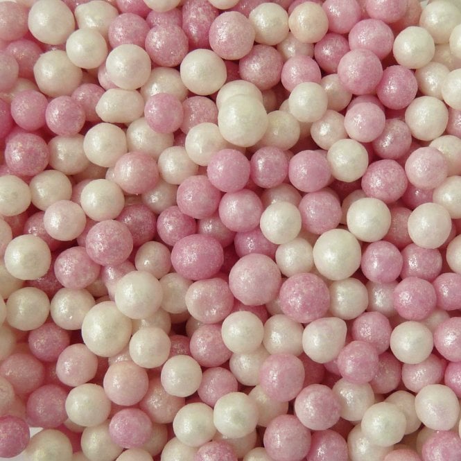 Pearls - Glimmer - Pink and White
